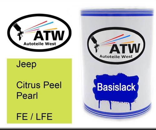 Jeep, Citrus Peel Pearl, FE / LFE: 500ml Lackdose, von ATW Autoteile West.